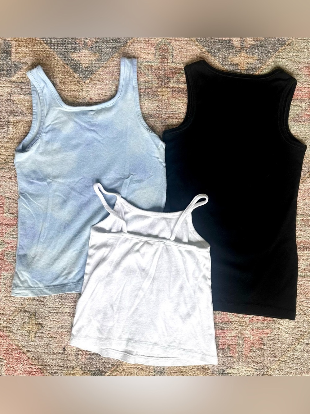 Set of 3 Girl’s Tank Tops Size 8 to 10 - Picture 2 of 3